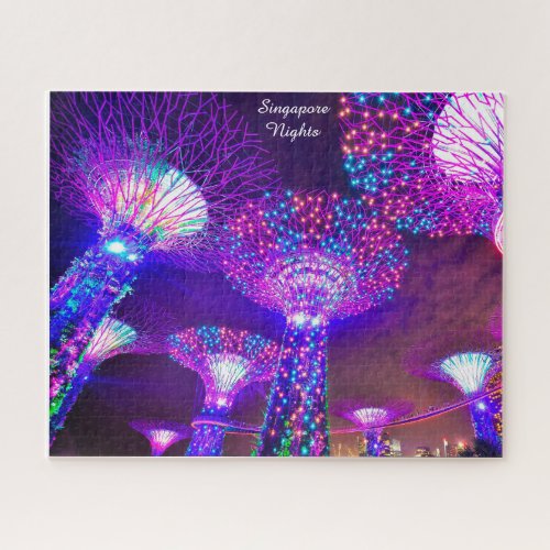 Gardens along the Bay Singapore  Jigsaw Puzzle