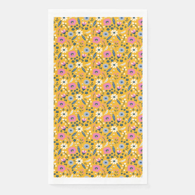 Gardens And Flowers Bring People Together Paper Guest Towels (Front)