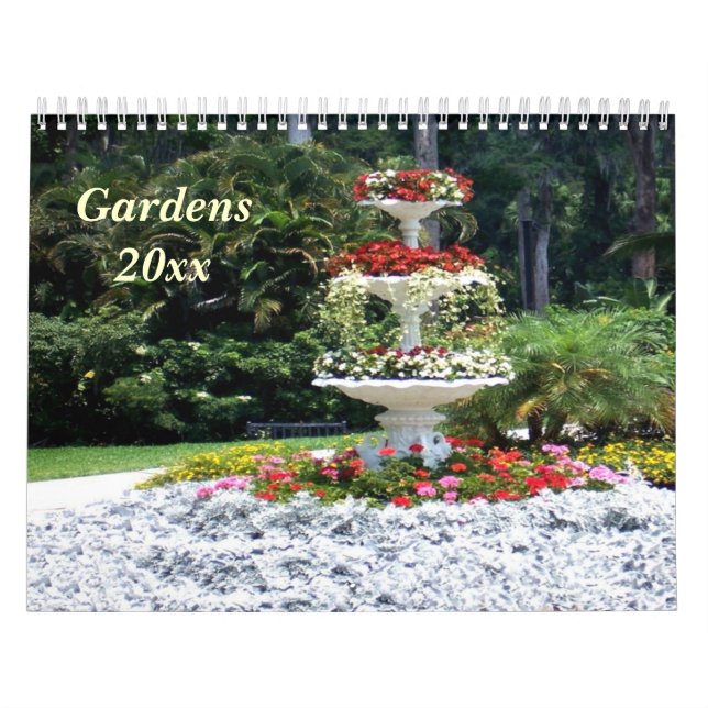 Gardens and Flowers Calendar (Cover)