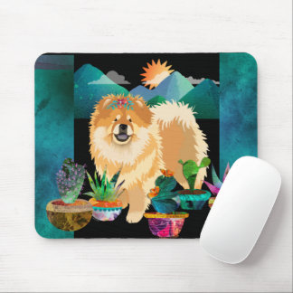 GARDENS MAKE ME SMILE  Chow - Mousepad