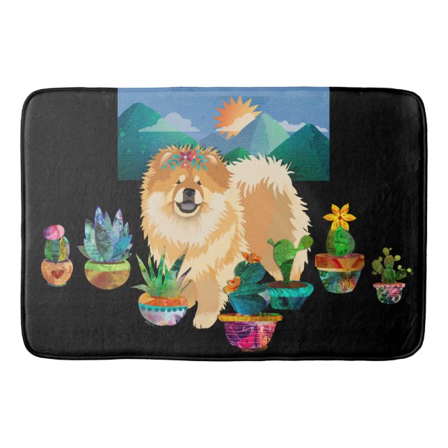 GARDENS MAKE ME SMILE crate/bath mat (Front)