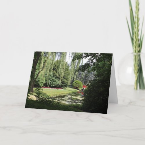 Gardens  Midland Michigan Greeting Card