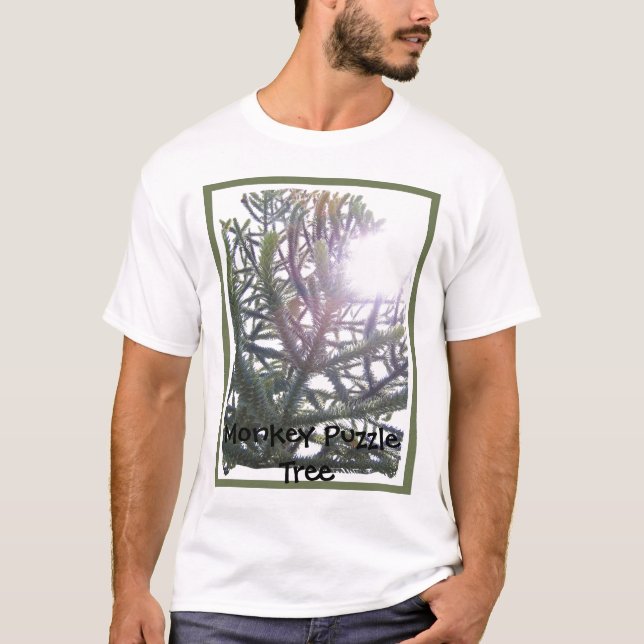 Gardens, Monkey Puzzle Tree T-Shirt (Front)