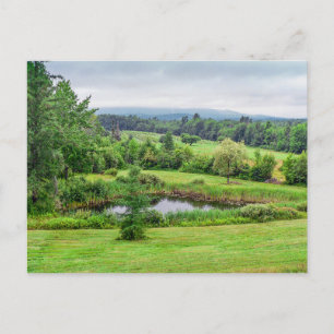 Gardens Near Acadia National Park, Maine Postcard