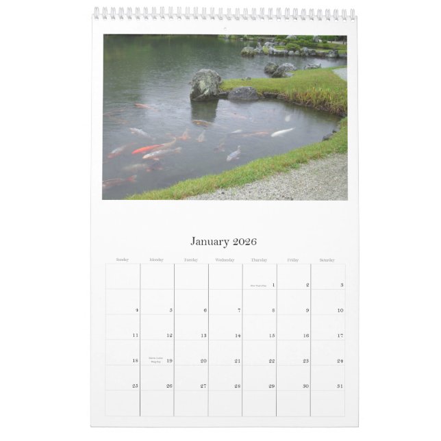 Gardens of Japan 2010 Calendar (Jan 2026)