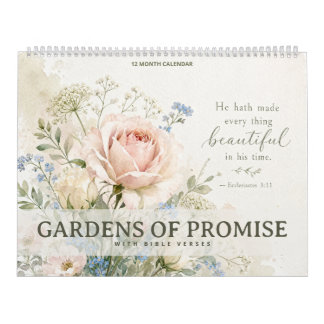 Gardens of Promise Calendar - With Bible Verses