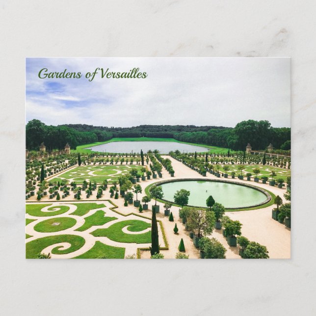Gardens of Versailles Postcard (Front)