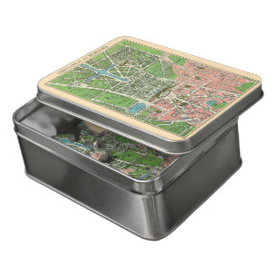 Gardens of Versailles, Restored Vintage 1920 Jigsaw Puzzle
