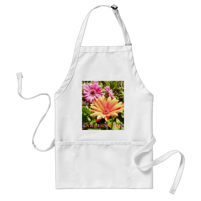 Gardens R Fun Gerber Daisies Apron (Front)