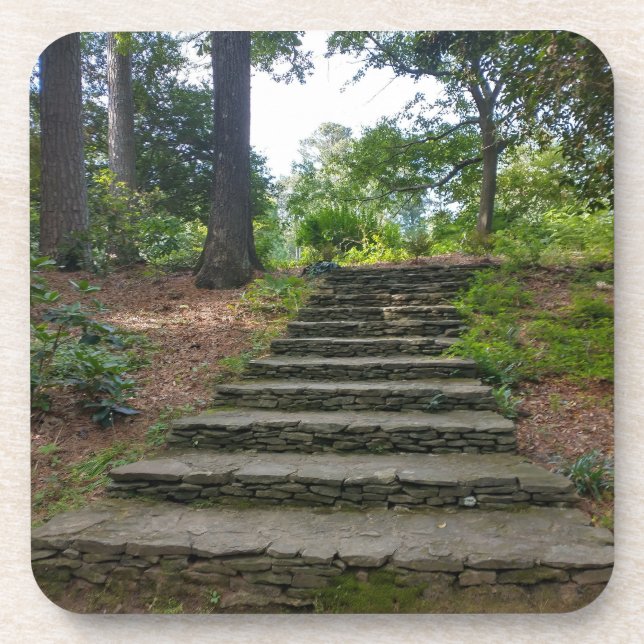 Gardens Stairway Beverage Coaster (Front)