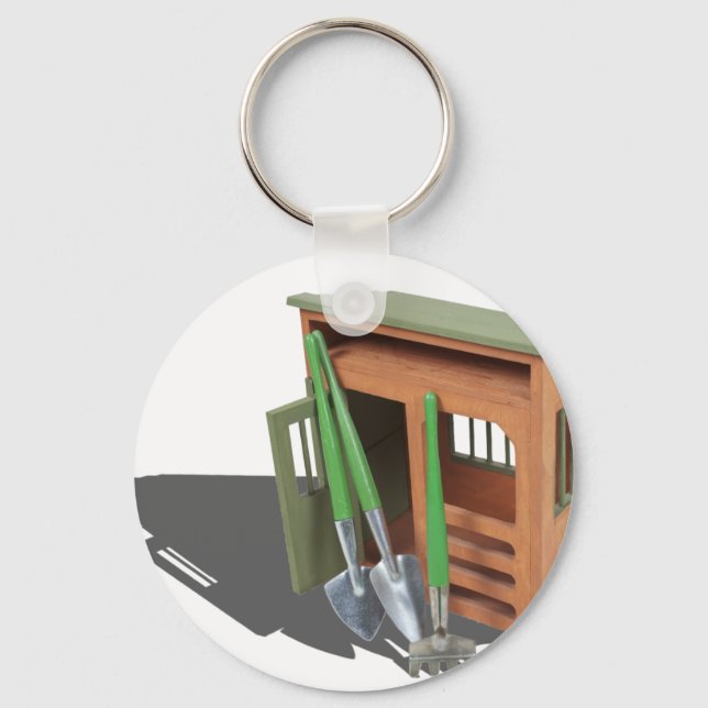GardenShedTools030111 Keychain (Front)