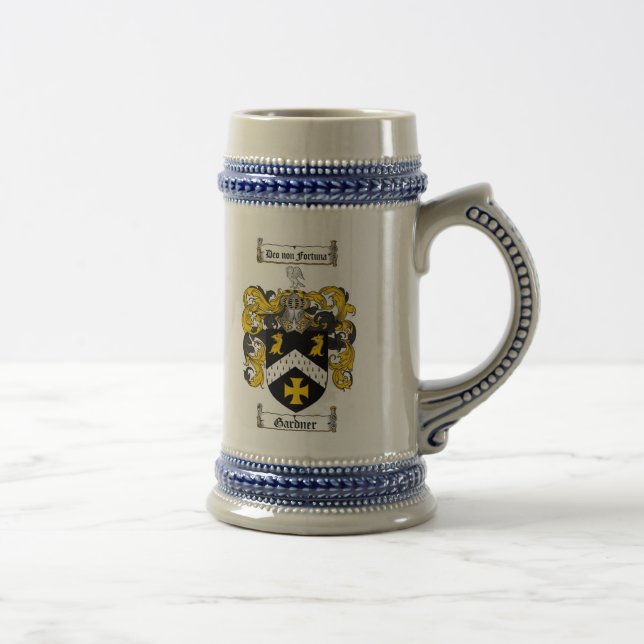 Gardner Coat of Arms Stein / Gardner Crest Stein (Right)