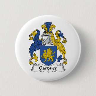 Gardner Family Crest Pinback Button