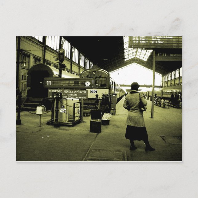 gare Budapest Postcard (Front)