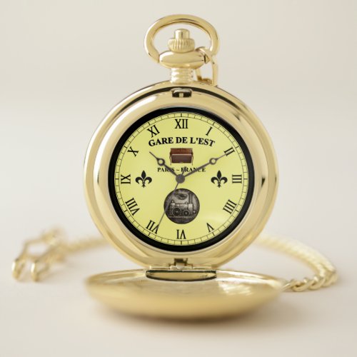 Gare de LEst  Paris France  Upright Piano  Pocket Watch