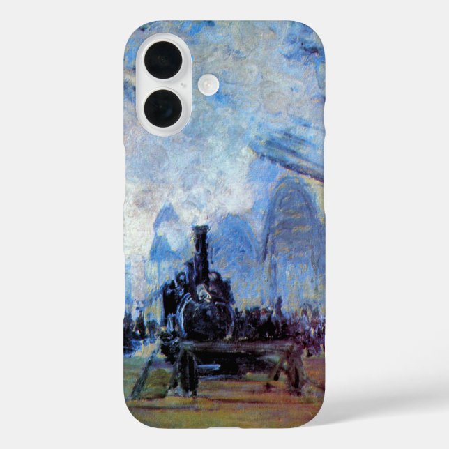 Gare Saint-Lazare Train Station by Claude Monet Case-Mate iPhone Case (Back)