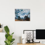 Gare Saint-Lazare Train Station by Claude Monet Poster<br><div class="desc">The Gare Saint-Lazare, Arrival of a Train (1877) by Claude Monet is a vintage impressionism fine art painting, part of a 12 painting series. The Gare Saint-Lazare, one of Paris’s largest and busiest train stations. About the artist: Claude Monet was a founder of the French impressionist painting movement with most...</div>