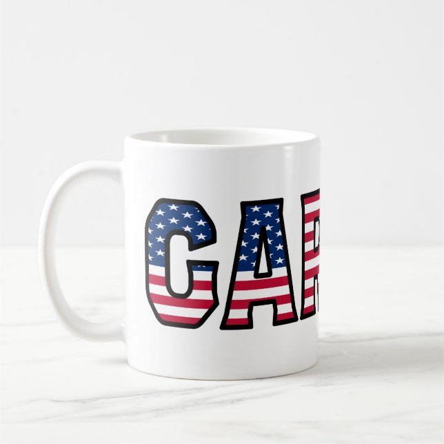 Gareth Name First Name USA stylish cup coffee cup (Left)