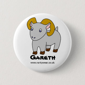 Gareth the Goat Pinback Button