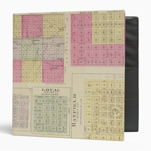 Garfield County, Creola, Ravanna, Loyal, Kansas Binder (Front/Inside)