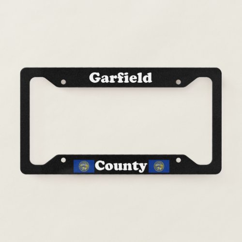 Garfield County Nebraska LPF License Plate Frame