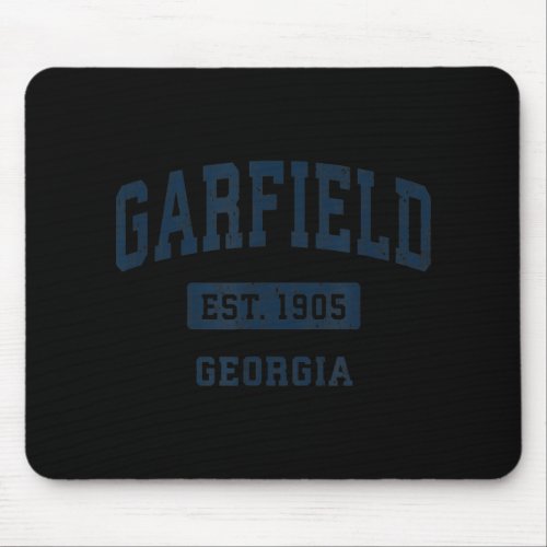 Garfield Georgia GA Vintage Sports Established Nav Mouse Pad