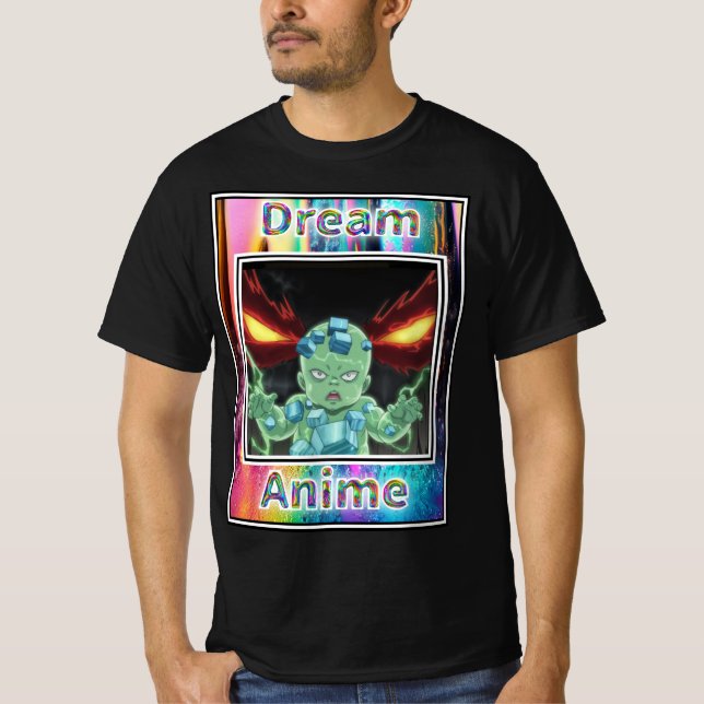Garfield Green Dream Anime T-Shirt (Front)