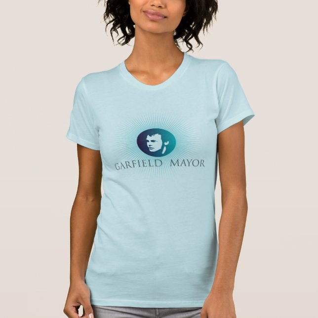 Garfield Mayor "Arctic Sun" Ladies Casual Scoop T T-Shirt (Front)