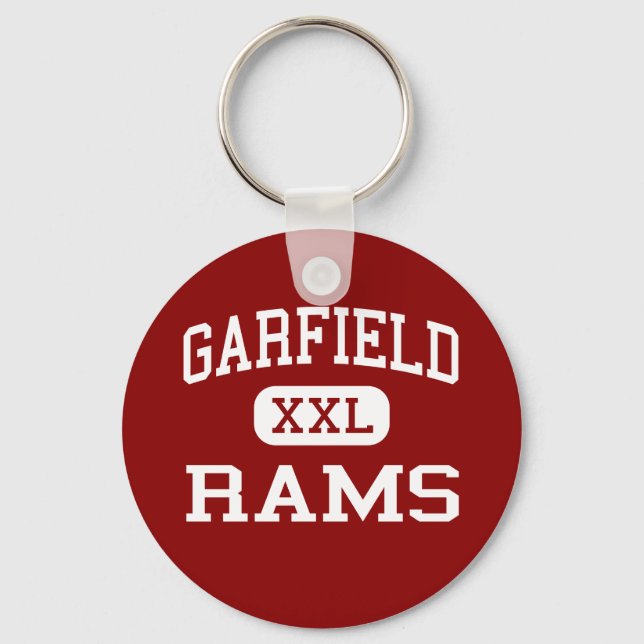 Garfield - Rams - High School - Akron Ohio Keychain (Front)