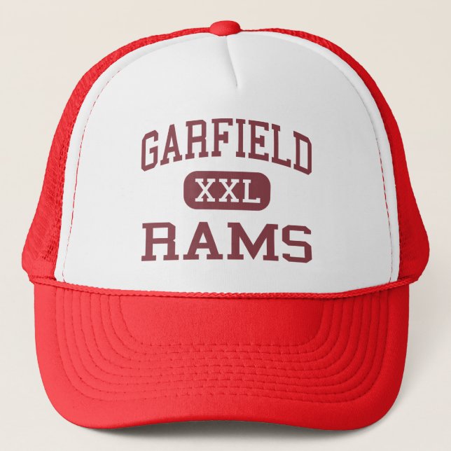 Garfield - Rams - High School - Akron Ohio Trucker Hat (Front)