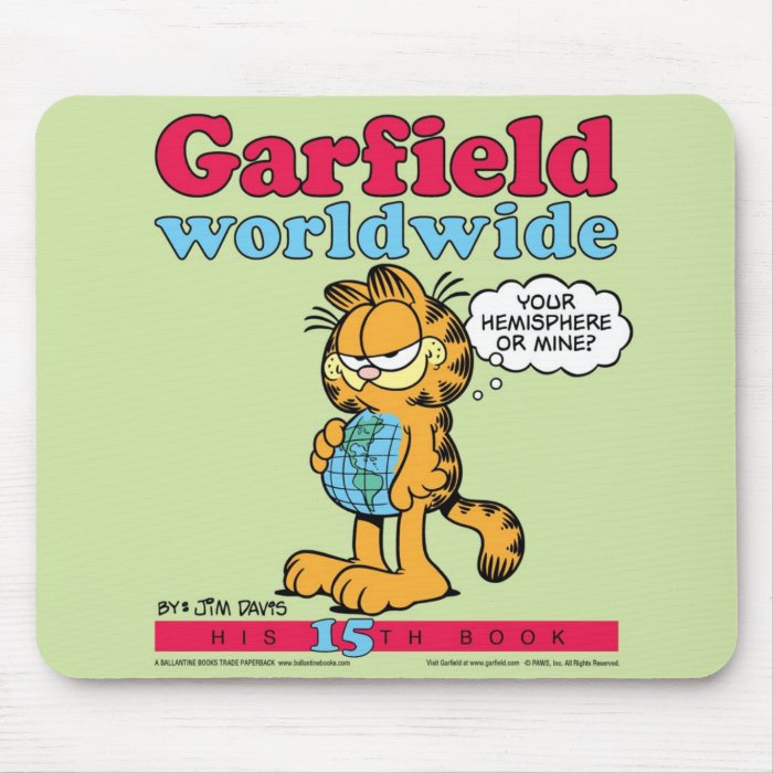 Garfield Worldwide Mousepad