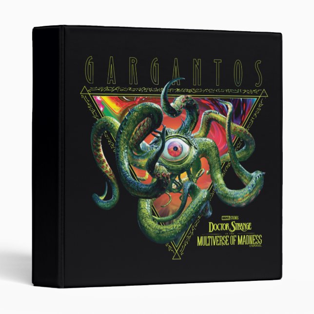 Gargantos Multiverse Graphic 3 Ring Binder (Front/Spine)