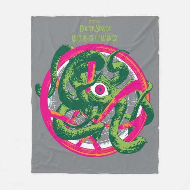 Gargantos Wrapped Around Seal of Vishanti Fleece Blanket (Front)