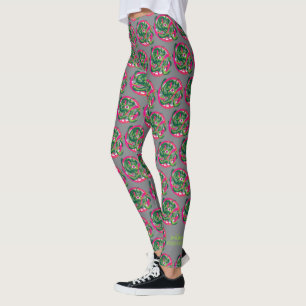 Gargantos Wrapped Around Seal of Vishanti Leggings