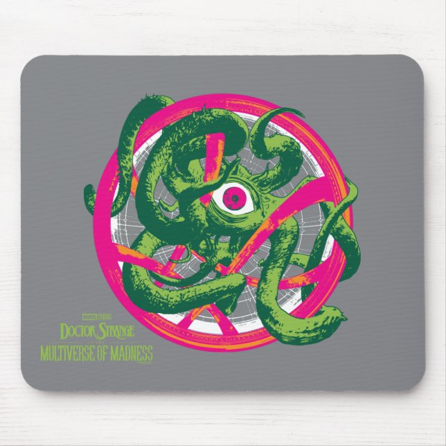 Gargantos Wrapped Around Seal of Vishanti Mouse Pad (Front)