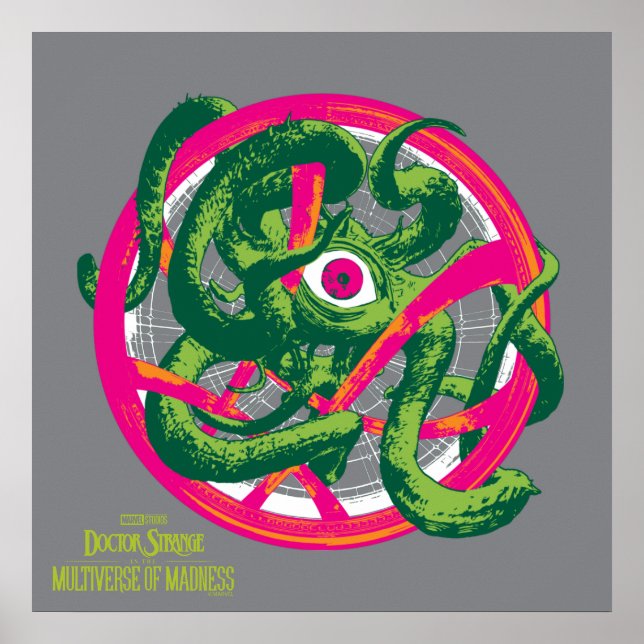 Gargantos Wrapped Around Seal of Vishanti Poster (Front)