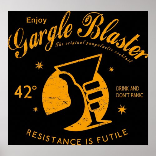 Gargle blaster poster