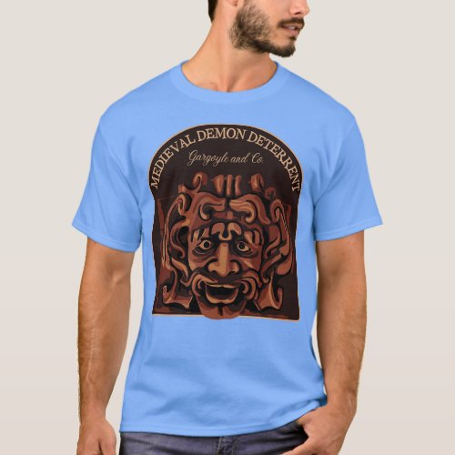 Gargoyle and Co Medieval Demon Deterrent T_Shirt