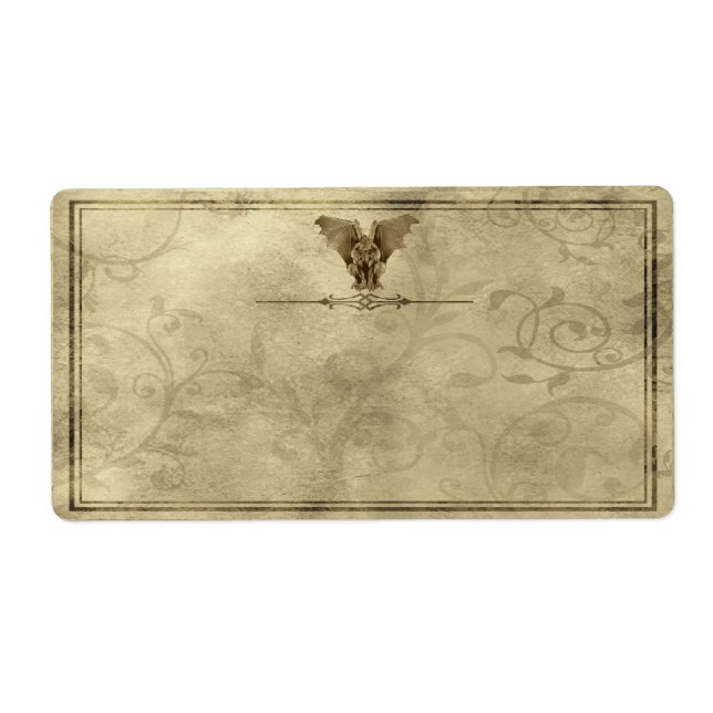 Gargoyle Apothecary Label (Front)