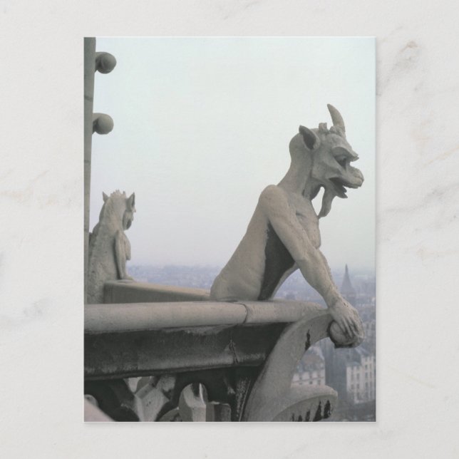 Gargoyle from the balustrade of the Grande Postcard (Front)