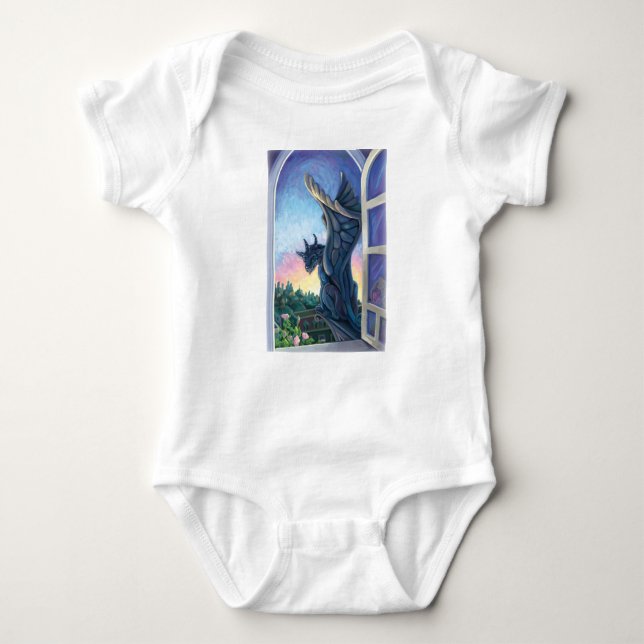 Gargoyle Guardian Baby Bodysuit (Front)