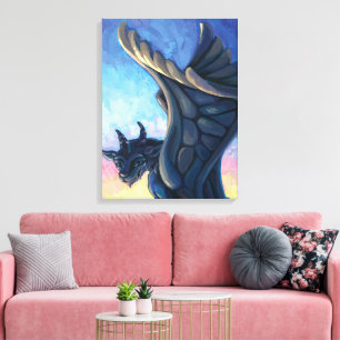 Gargoyle Guardian Canvas Print