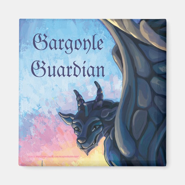 Gargoyle Guardian Magnet (Front)