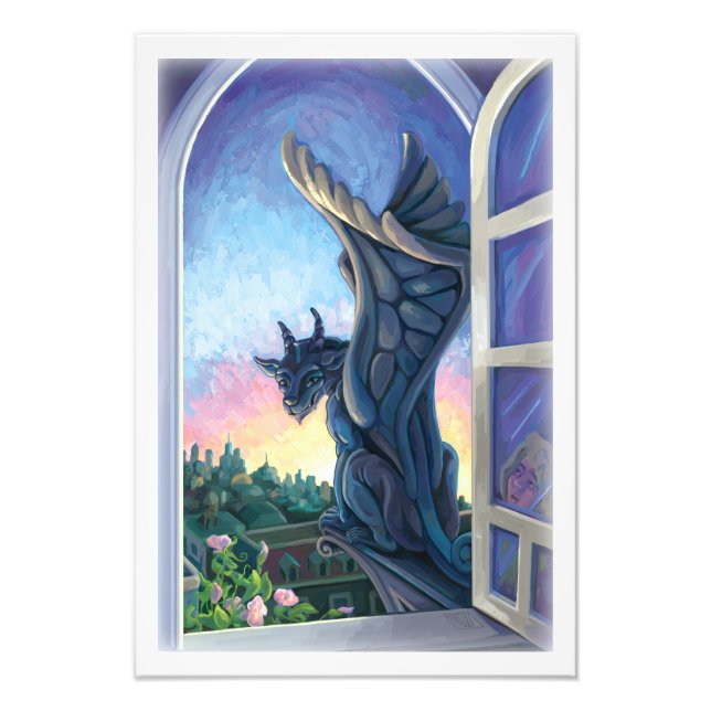Gargoyle Guardian Photo Print (Front)