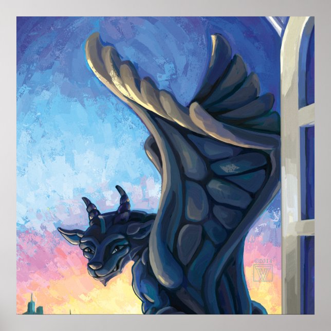 Gargoyle Guardian Poster (Front)