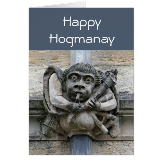 Gargoyle Hogmanay card (Front)