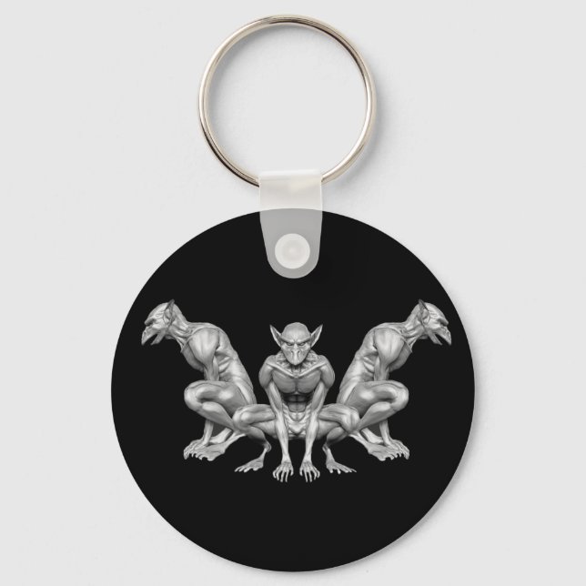 Gargoyle Keychain (Front)