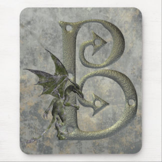 Gargoyle Monogram B Mouse Pad