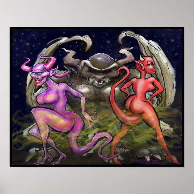 Gargoyle n Dark Fae Poster (Front)