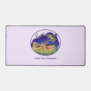 Gargoyle Notre Dame - Paris Dreams Deskmat